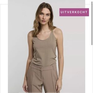 Summum Glitter Strap Classic Singlet Tank Top